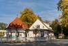 Goethebrunnen mit Tourist-Information