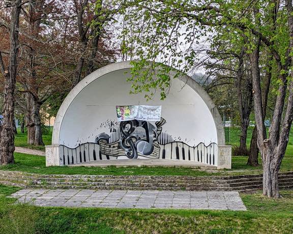 Musikmuschel am Gradierwerk_Bad Sulza musikmuschel am gradierwerk